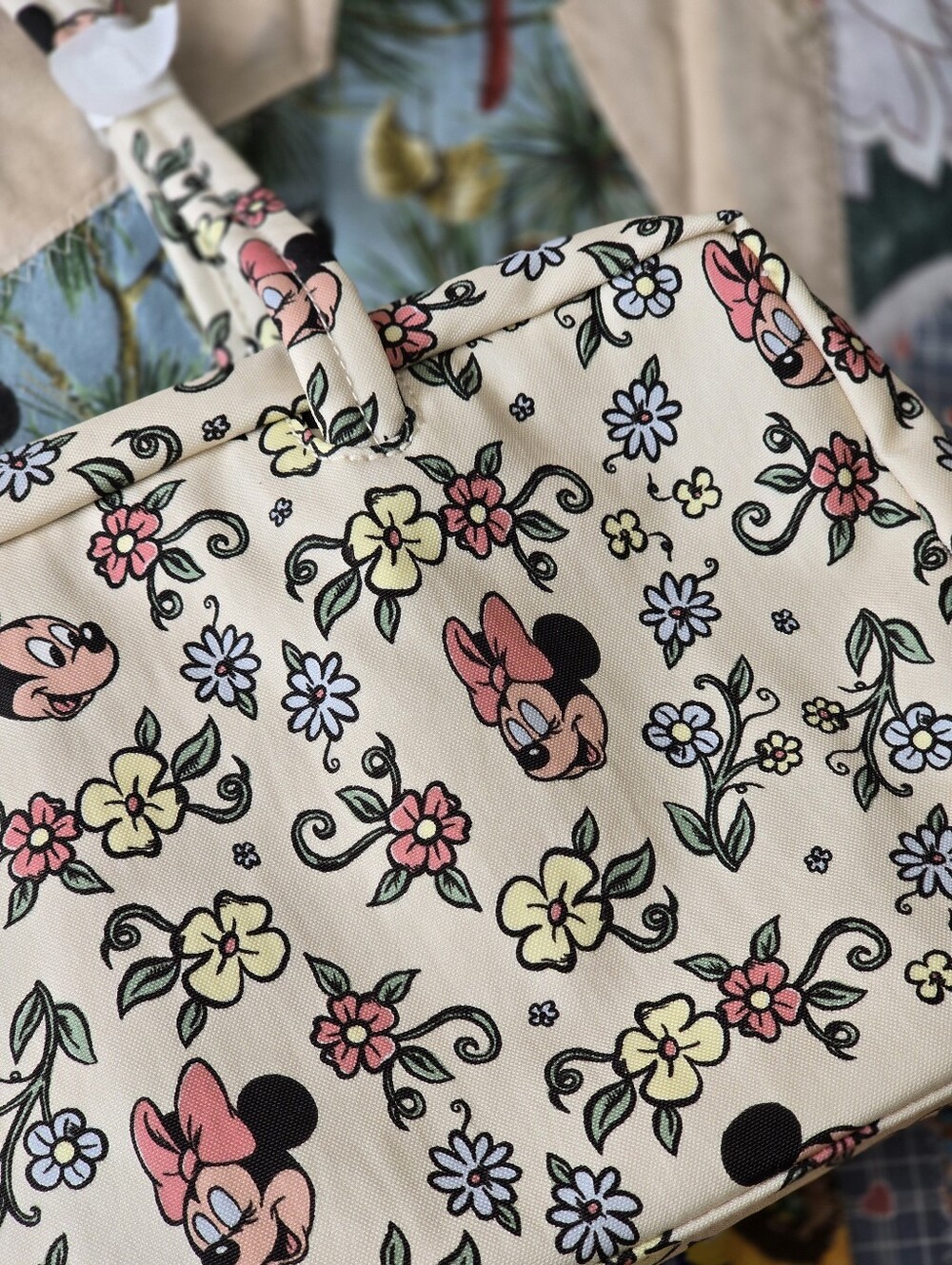 *NWT* BAGGU X DISNEY Storybook Florals Bowler Bag - Picture 5 of 9